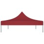 Tetto per Tendone per Feste 4,5x3 m Rosso Borgogna 270 g/m²