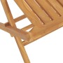 Sedie da Giardino Pieghevoli 8pz 47x47x89cm Legno Massello Teak