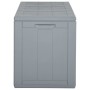 Baule da Giardino 270 L Grigio in Rattan PP