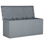 Baule da Giardino 270 L Grigio in Rattan PP