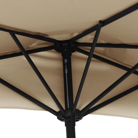 Ombrellone da Balcone Palo in Alluminio Talpa 270x144 cm a Metà