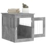 Gabbia Cani Arredamento Grigio Cemento 55x75x65cm Multistrato