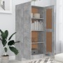 Libreria Grigio Cemento 82,5x30,5x150 cm in Legno Multistrato