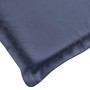 Cuscino per Lettino Blu Marino 180x60x3 cm in Tessuto Oxford