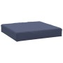 Cuscino per Pallet Blu Marino 60x60x10 cm in Tessuto Oxford