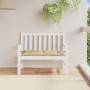 Cuscino Panca Giardino Grigio Scuro Mélange 100x50x7 cm Tessuto