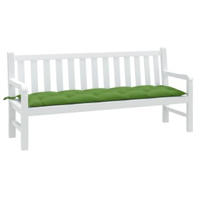 Cuscino Panca da Giardino Verde Mélange 180x50x7 cm in Tessuto