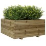 Fioriera da Giardino 100x100x49,5cm in Legno di Pino Impregnato