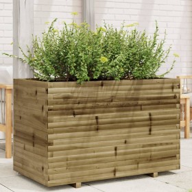 Fioriera da Giardino 110x60x72 cm in Legno di Pino Impregnato