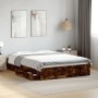 Giroletto con Cassetti Rovere Fumo 140x190 cm Legno Multistrato