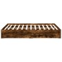Giroletto con Cassetti Rovere Fumo 140x190 cm Legno Multistrato