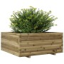 Fioriera da Giardino 110x110x49,5 cm Legno di Pino Impregnato