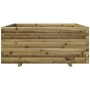 Fioriera da Giardino 110x110x49,5 cm Legno di Pino Impregnato