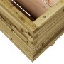 Fioriera da Giardino 110x110x49,5 cm Legno di Pino Impregnato