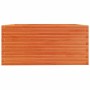 Fioriera Giardino Marrone Cera 100x100x49,5 Legno Massello Pino