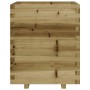 Fioriera da Giardino 60x60x72,5 cm in Legno di Pino Impregnato