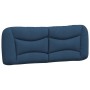Letto con Materasso Blu 120x200 cm in Tessuto
