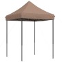 Tenda da Festa Pieghevole Pop-Up Marrone 200x200x306 cm