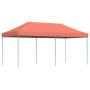 Tenda da Festa Pieghevole Pop-Up Terracotta 580x292x315 cm