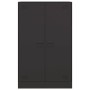 Credenza Nera 67x39x107 cm in Acciaio