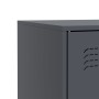 Credenza Antracite 67x39x73 cm in Acciaio