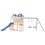 Set da Gioco da Esterno in Legno Massello di Pino