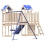 Set da Gioco da Esterno in Legno Massello di Pino