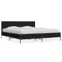 Giroletto Nero 200x200 cm in Legno Multistrato e Metallo