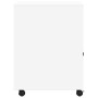 Supporto per Stampante con Ruote Bianco 60x50x67 cm