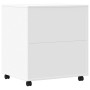 Supporto per Stampante con Ruote Bianco 60x50x67 cm