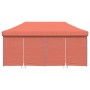 Tendone per Feste Pieghevole Pop-Up con 4 Pareti Terracotta