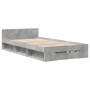 Giroletto Cassetto Grigio Cemento 100x200 cm Legno Multistrato