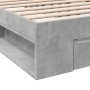 Giroletto Cassetto Grigio Cemento 100x200 cm Legno Multistrato