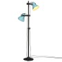 Lampada da Terra 25 W Blu Anticato 25x25x90/160 cm E27