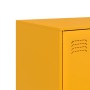 Credenza Giallo Senape 67x39x95 cm in Acciaio