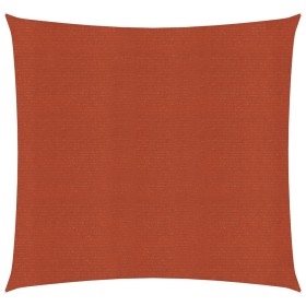 Vela Parasole 160 g/m² Quadrata Terracotta 2,5x2,5 m in HDPE