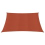 Vela Parasole 160 g/m² Quadrata Terracotta 2,5x2,5 m in HDPE