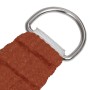 Vela Parasole 160 g/m² Quadrata Terracotta 2,5x2,5 m in HDPE