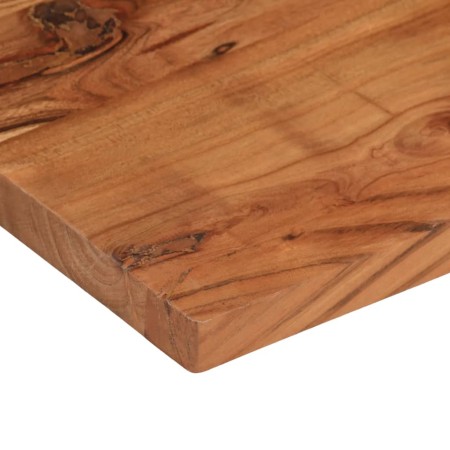 Piano per Tavolo 80x20x2,5cm Rettangolare Legno Massello Acacia