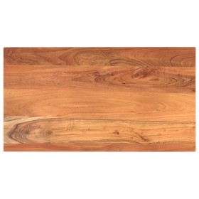 Piano Tavolo 110x50x3,8 cm Rettangolare Legno Massello Acacia