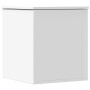 Contenitore Portaoggetti Bianco 40x42x46 cm Legno Multistrato