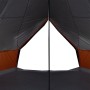 Tenda Familiare Tipi 10 Persone Grigia e Arancione Impermeabile