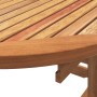 Set Pranzo da Giardino 5pz Legno Massello di Acacia e Textilene