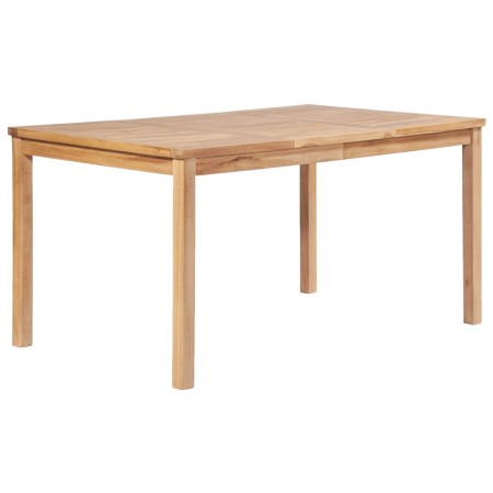 Set da Pranzo per Giardino 3 pz in Legno Massello di Teak