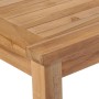 Set da Pranzo per Giardino 4 pz in Legno Massello di Teak