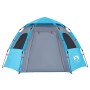 Tenda da Campeggio Cabina 4 Persone Blu a Rilascio Rapido