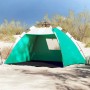 Tenda da Spiaggia 2 Persone Verde Rilascio Rapido Impermeabile