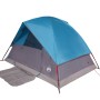 Tenda da Campeggio a Cupola per 2 Persone Blu Impermeabile