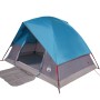 Tenda da Campeggio a Cupola per 2 Persone Blu Impermeabile