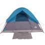 Tenda da Campeggio a Cupola per 2 Persone Blu Impermeabile